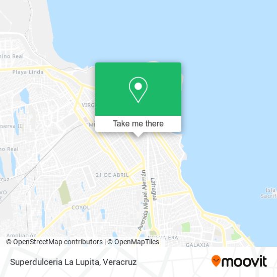 Mapa de Superdulceria La Lupita