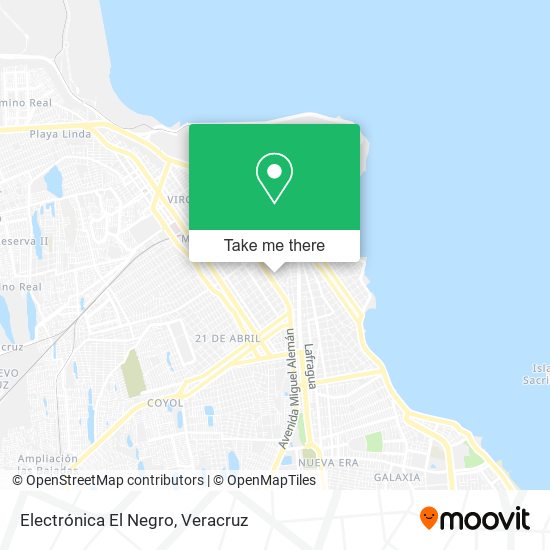 Mapa de Electrónica El Negro