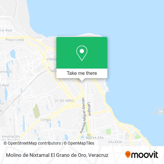 Molino de Nixtamal El Grano de Oro map