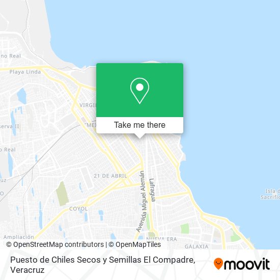 Puesto de Chiles Secos y Semillas El Compadre map