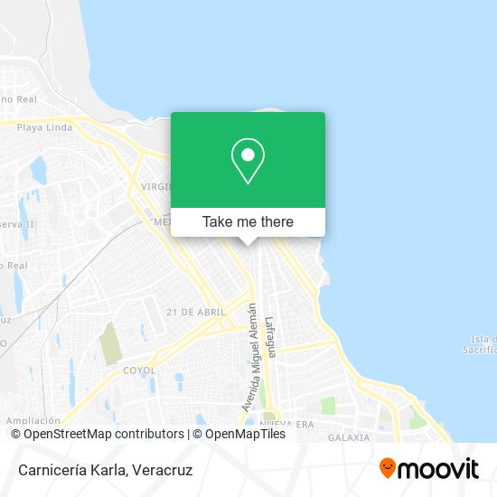 Carnicería Karla map