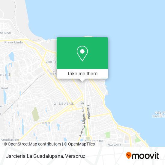 Mapa de Jarcieria La Guadalupana