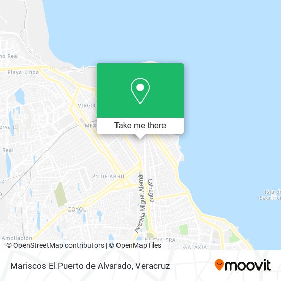 Mariscos El Puerto de Alvarado map
