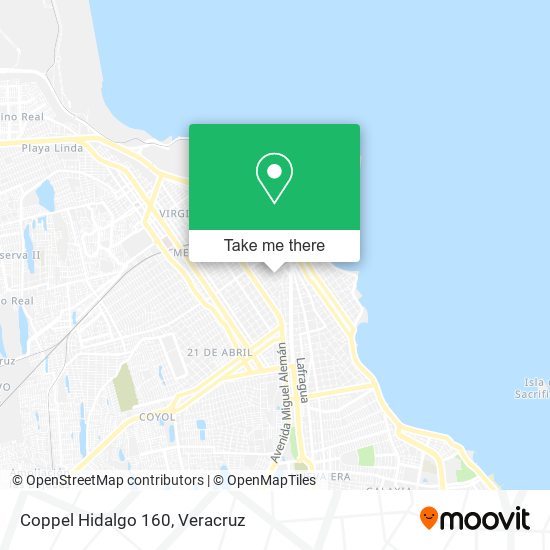 Mapa de Coppel Hidalgo 160