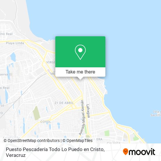 Mapa de Puesto Pescadería Todo Lo Puedo en Cristo