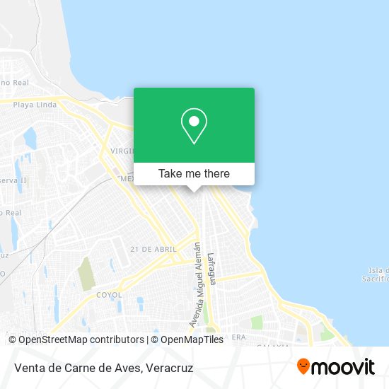 Mapa de Venta de Carne de Aves