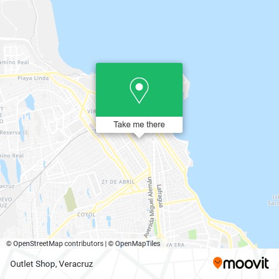 Mapa de Outlet Shop