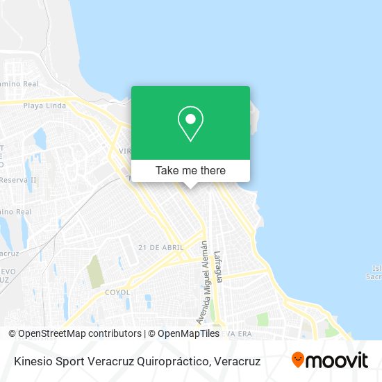 Kinesio Sport Veracruz Quiropráctico map