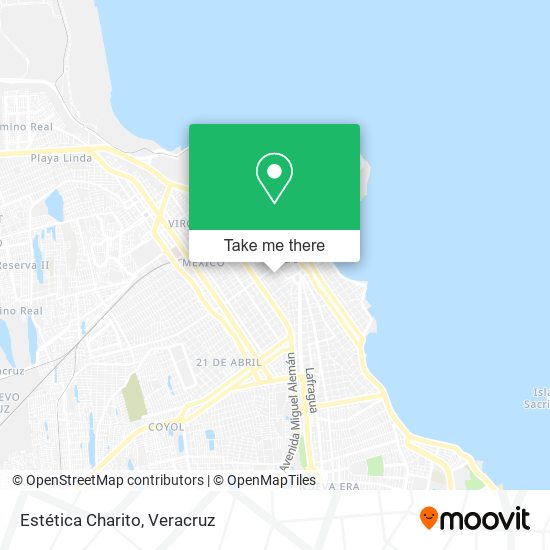 Estética Charito map