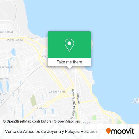 Venta de Artículos de Joyeria y Relojes map