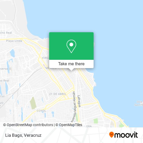 Mapa de Lia Bags