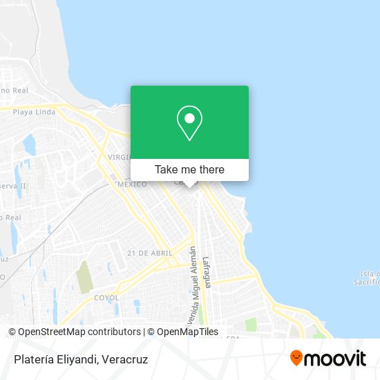 Platería Eliyandi map