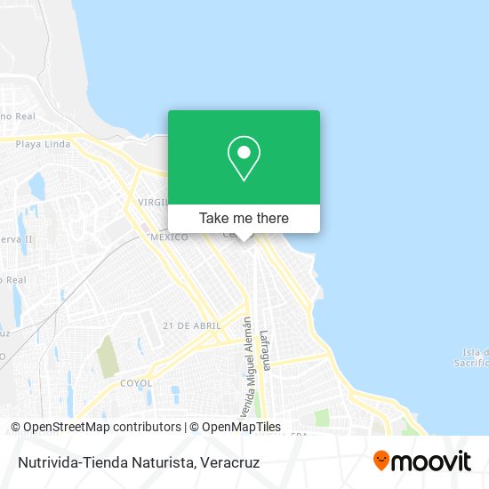 Nutrivida-Tienda Naturista map