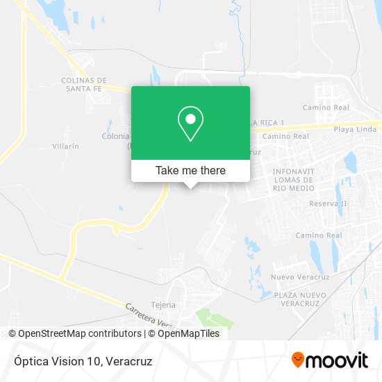 Óptica Vision 10 map