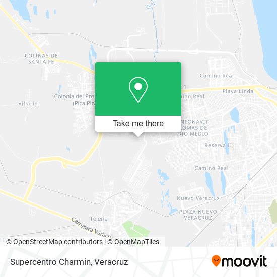 Mapa de Supercentro Charmin