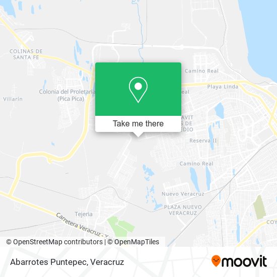 Abarrotes Puntepec map