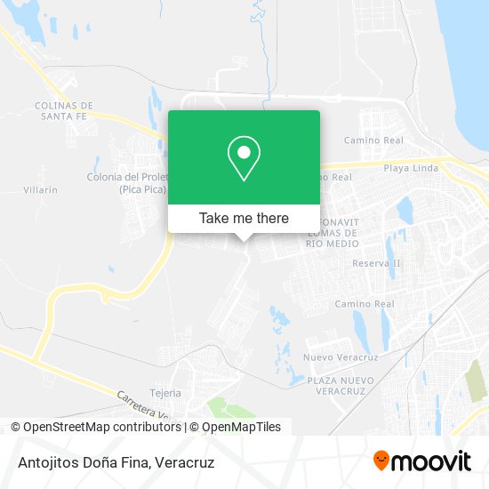 Antojitos Doña Fina map