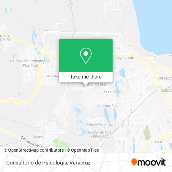 Consultorio de Psicología map