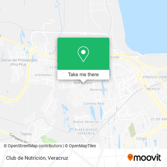Mapa de Club de Nutrición