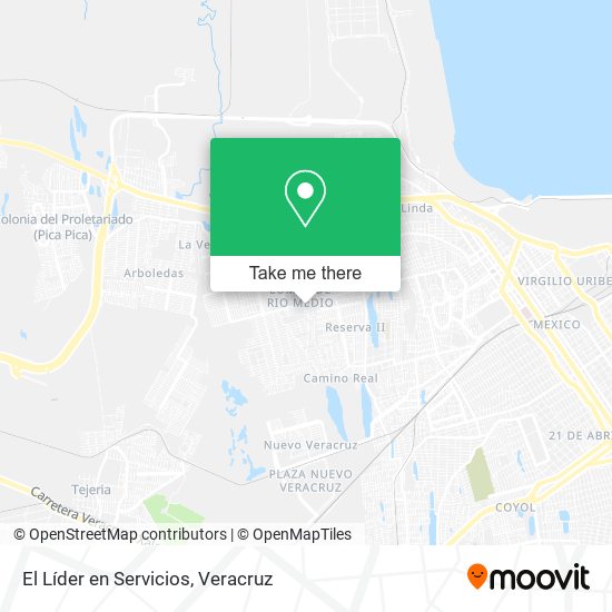 El Líder en Servicios map
