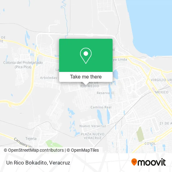 Un Rico Bokadito map