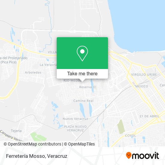 Mapa de Ferretería Mosso