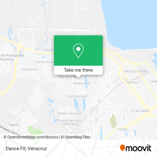 Mapa de Dance Fit