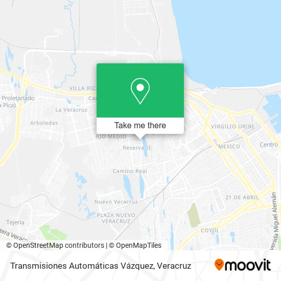 Transmisiones Automáticas Vázquez map