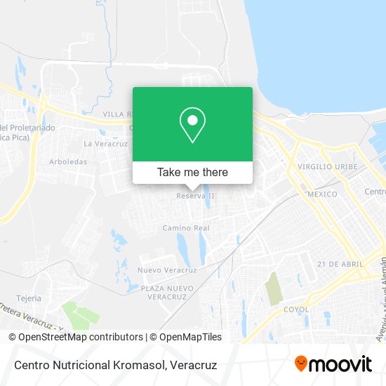 Centro Nutricional Kromasol map