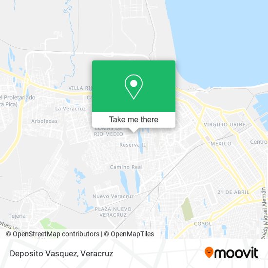 Mapa de Deposito Vasquez