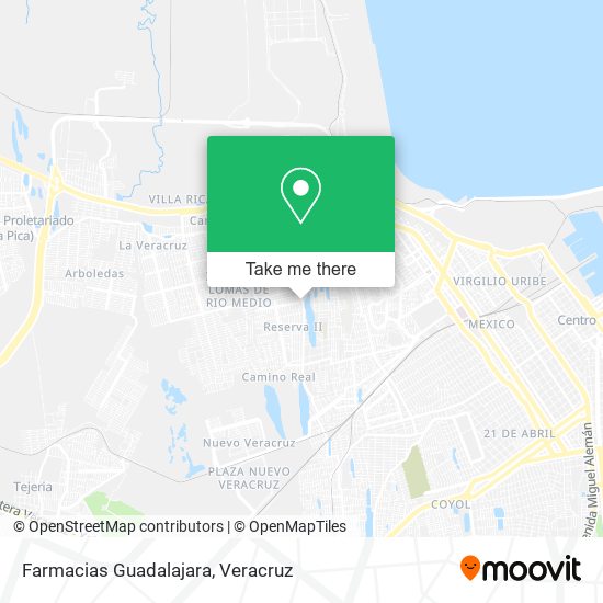 Farmacias Guadalajara map