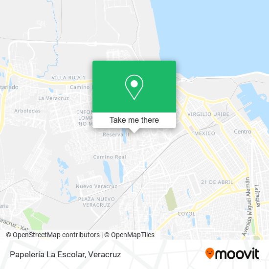 Papelería La Escolar map