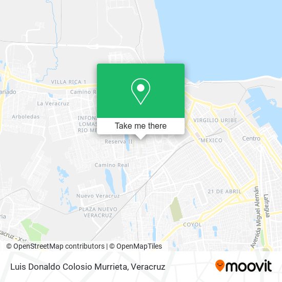 Luis Donaldo Colosio Murrieta map