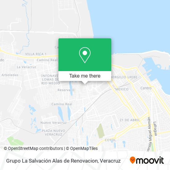Mapa de Grupo La Salvación Alas de Renovacion