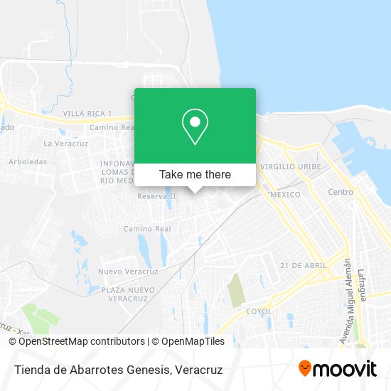 Tienda de Abarrotes Genesis map