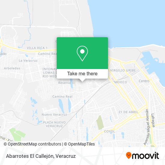 Mapa de Abarrotes El Callejón