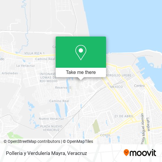 Polleria y Verdulería Mayra map