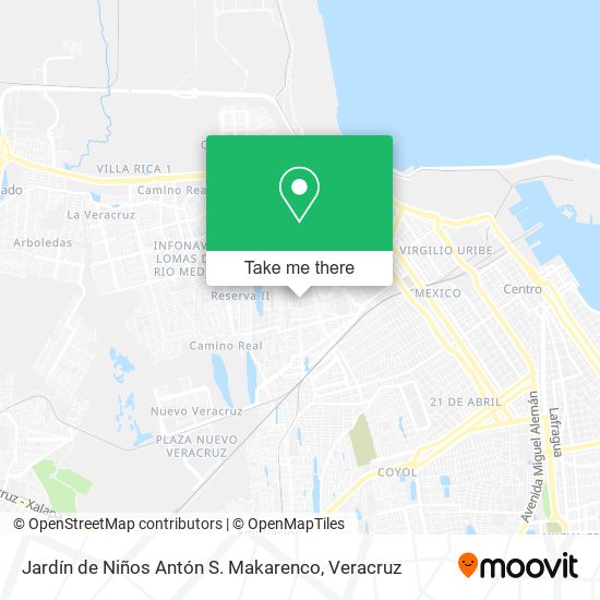Jardín de Niños Antón S. Makarenco map