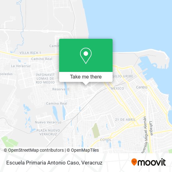 Mapa de Escuela Primaria Antonio Caso