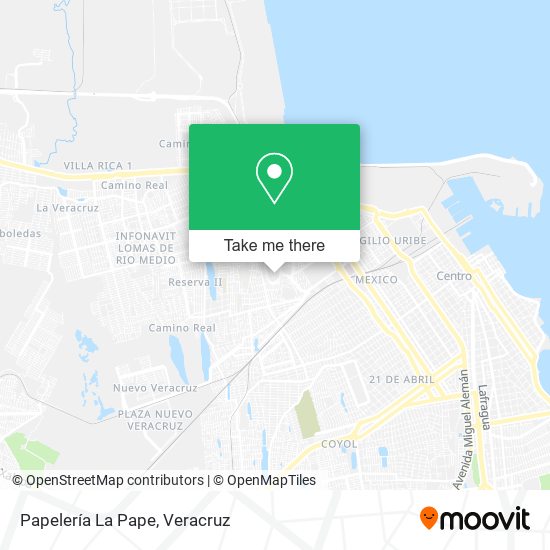 Papelería La Pape map