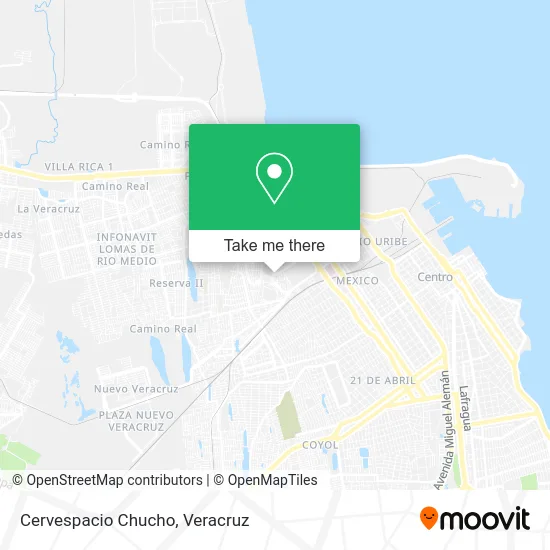 Cervespacio Chucho map