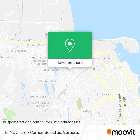 El Novillero - Carnes Selectas map