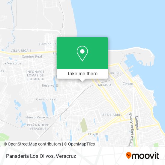 Panadería Los Olivos map