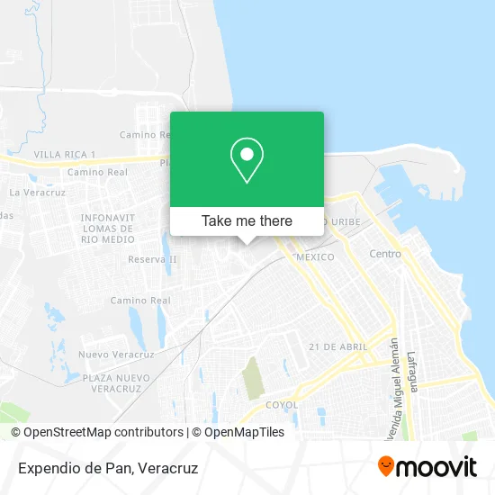 Mapa de Expendio de Pan