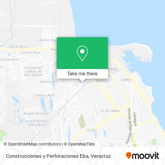 Mapa de Construcciones y Perforaciones Eba