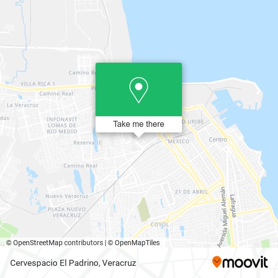 Cervespacio El Padrino map