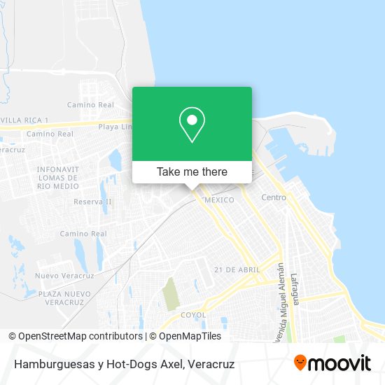 Hamburguesas y Hot-Dogs Axel map