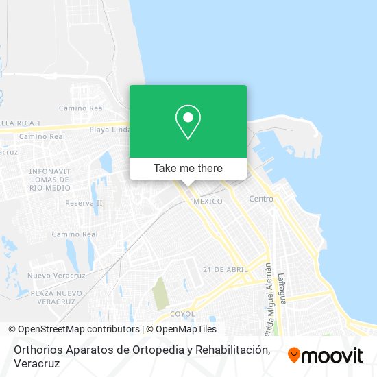Orthorios Aparatos de Ortopedia y Rehabilitación map