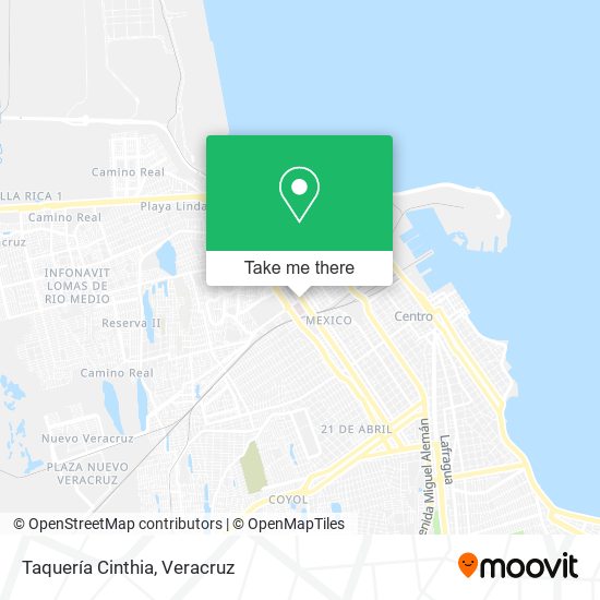 Taquería Cinthia map