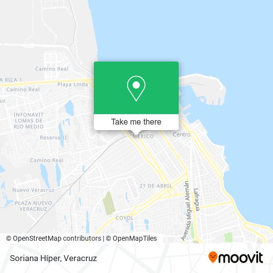 Mapa de Soriana Híper